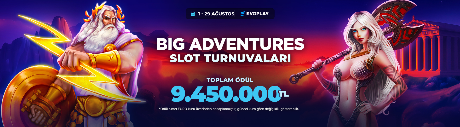 EVOPLAY sağlayıcı turnuva